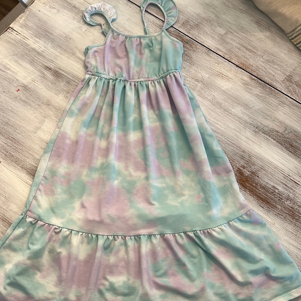 Girls 32 Degrees Tie Dye Maxi Dress Size XS 5/6